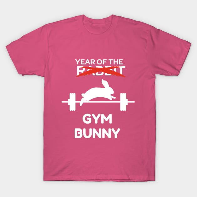 Year of Gym Bunny T-Shirt by J335tudi0z